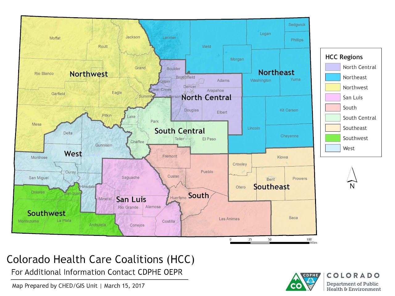 NERHCC region map